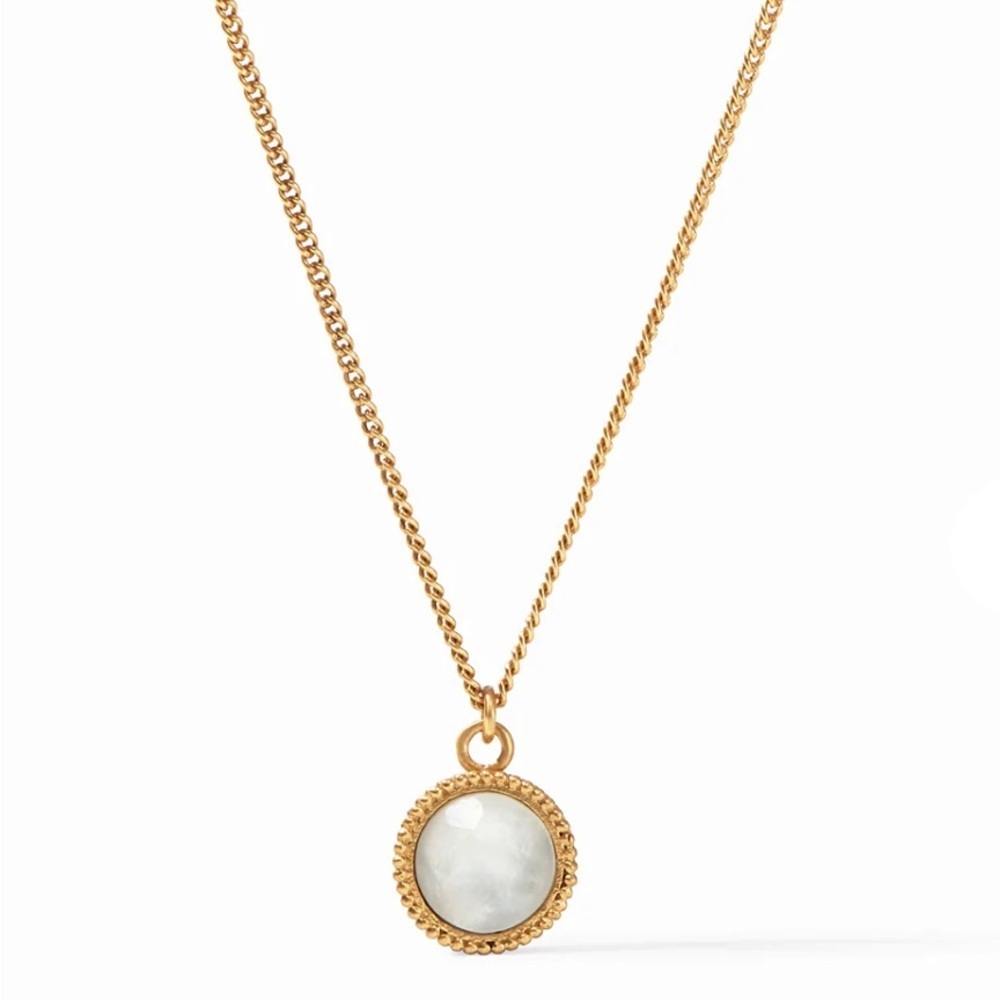 Julie Vos Fleur -De-Lis Solitaire Necklace 135$